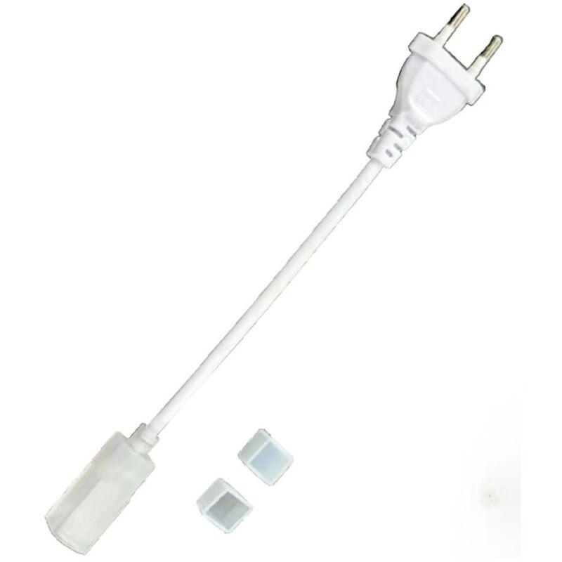 foto del prodotto bes cavo alimentazione spina 2pin striscia led 220v adattatore