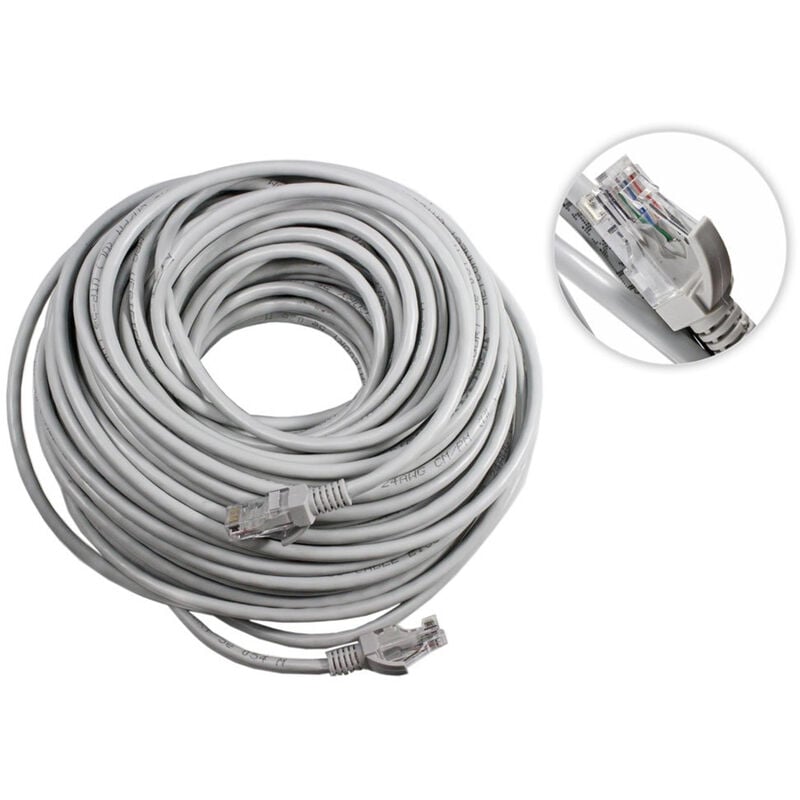 foto del prodotto bes cavo ethernet di rete lan 20m cavo cablato utp cat6e connessione rete internet