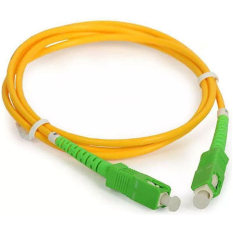 foto del prodotto bes cavo fibra ottica 5mt universale monomodale collegamento alta velocita sc apc