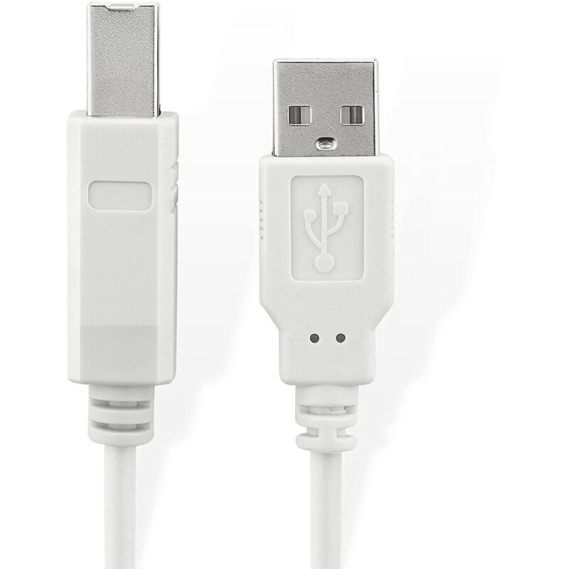 foto del prodotto bes cavo stampante usb 2.0 a b 1.8 metri collegamento diretto dispositivi scanner pc
