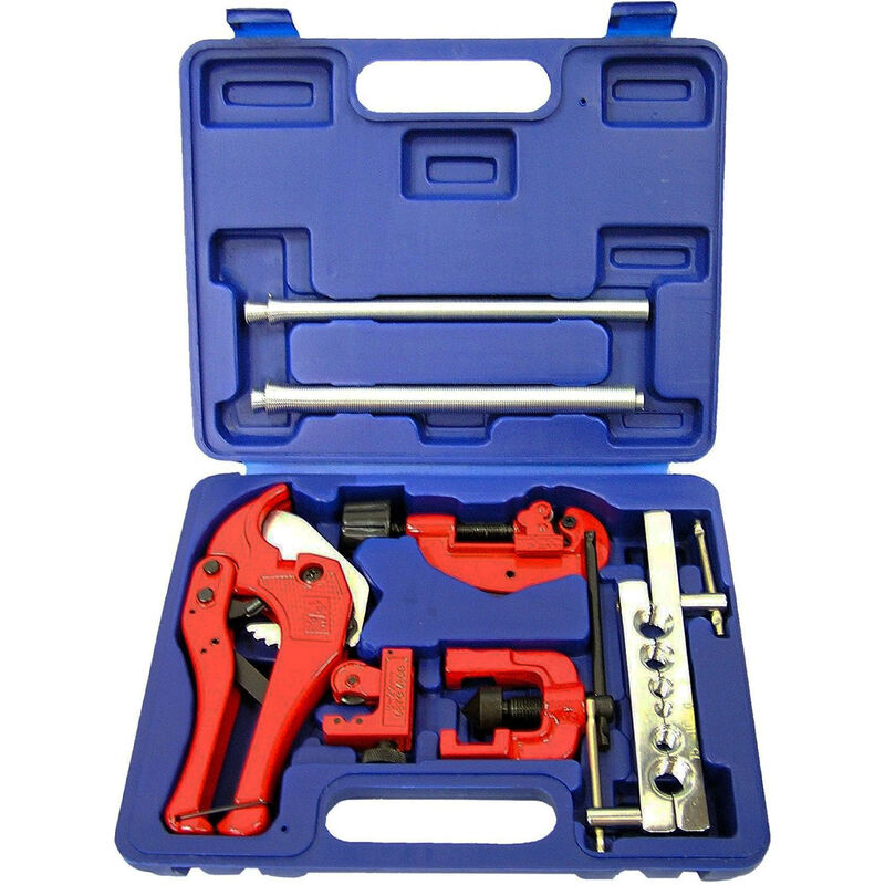foto del prodotto bes cesoia pinza tagliatubi kit 9 pz bordatura per tubi piegatubi cartellatrice 6243