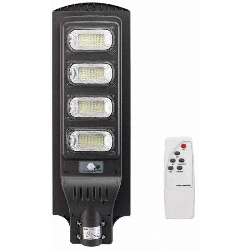 foto del prodotto bes clicled lampione led stradale solare 120w crepuscolare e sensore di movimento