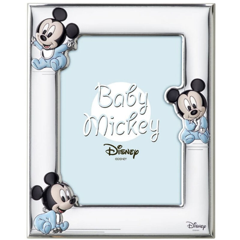 foto del prodotto bes cornice portafoto argento topolino disney bimbo mickey mouse valenti 9x13 d540