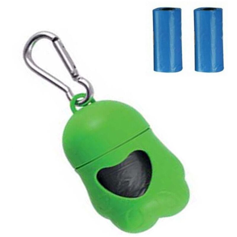 foto del prodotto bes dispenser porta sacchetti igienici per cane gatto animali domestici 2 sacchetti