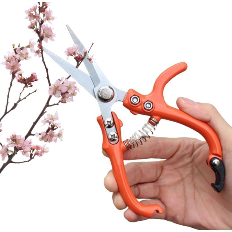 foto del prodotto bes forbici potatura cesoia lama dritta 17cm di precisione ergonomica piante