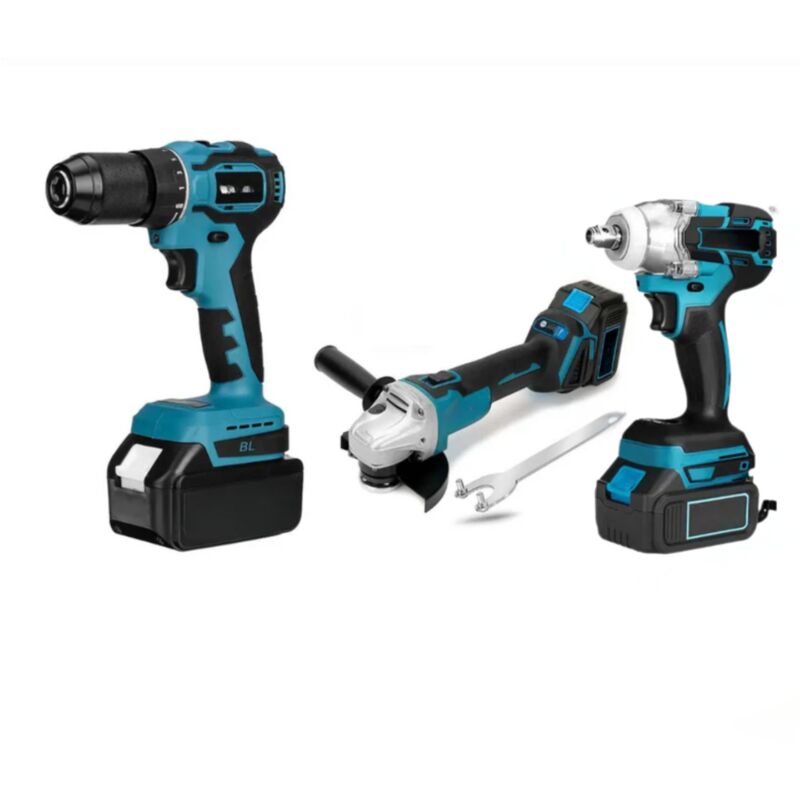 foto del prodotto bes kit 3 in 1 avvitatore smerigliatrice trapano valigetta da lavoro con batterie