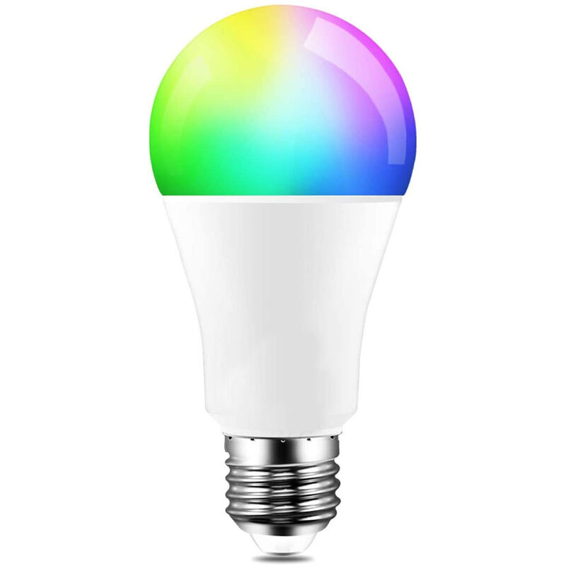 foto del prodotto bes lampadina smart led e27 luce calda fredda multicolor app tuya wifi globo bianco
