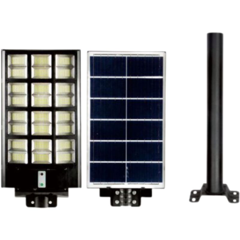 foto del prodotto bes lampione solare led stradale faro 1200w con staffa telecomando sensore movimento