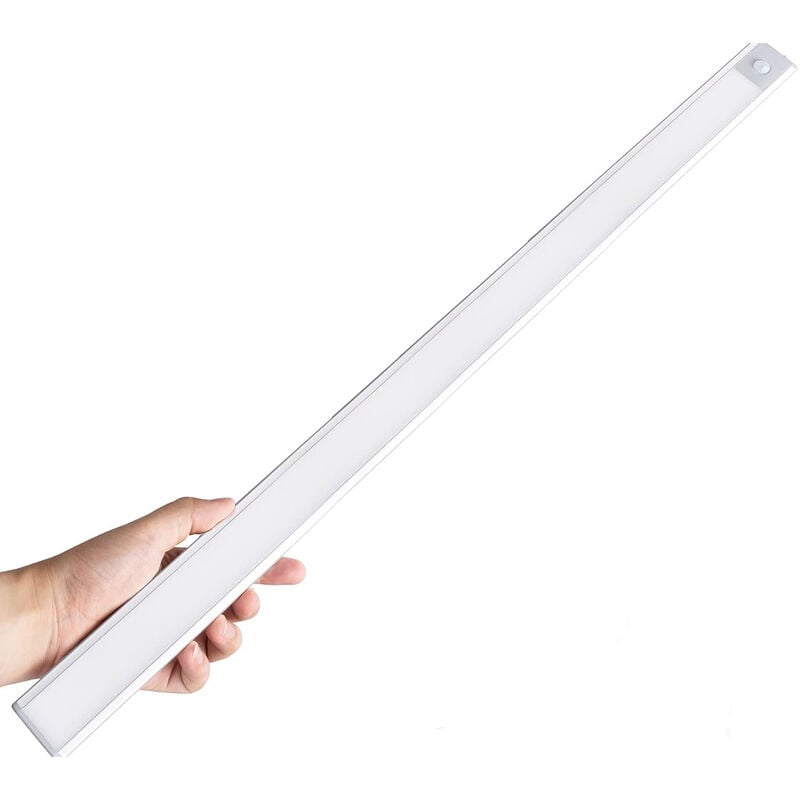 foto del prodotto bes luce led sottopensile sensore movimento luce fredda ricaricabile adesiva 48 cm