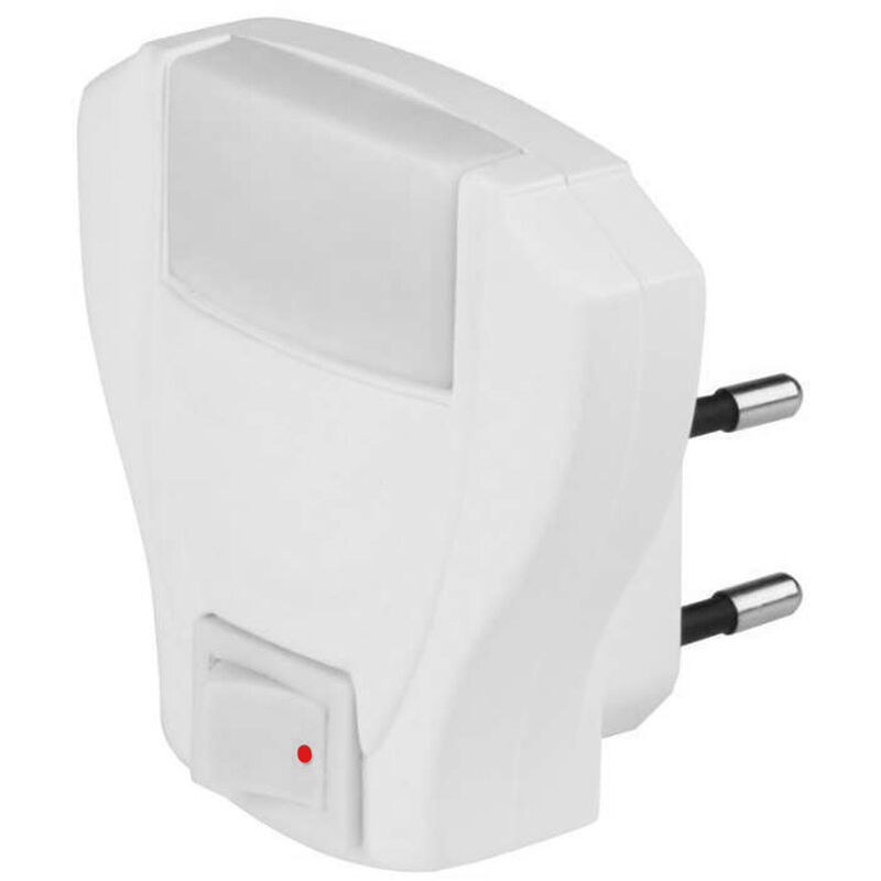 foto del prodotto bes luce notturna led lampada da notte 1w luce fredda interruttore bambini te b0586