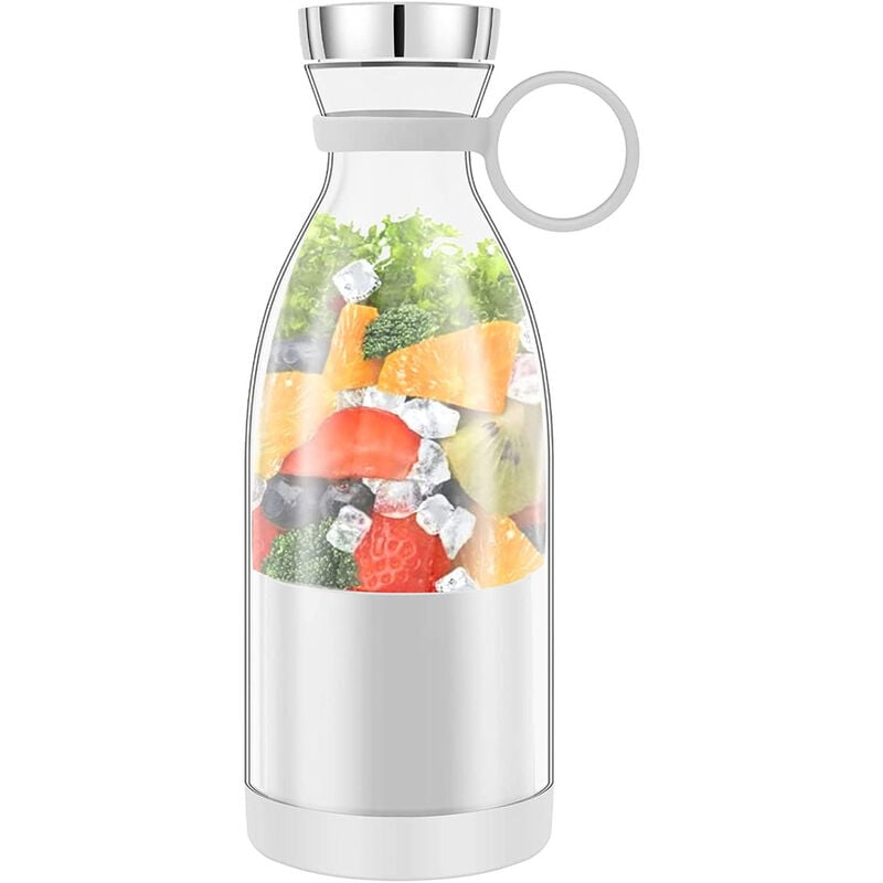 foto del prodotto bes mini frullatore portatile usb da viaggio succo frutta mixer frullati 300ml jn988