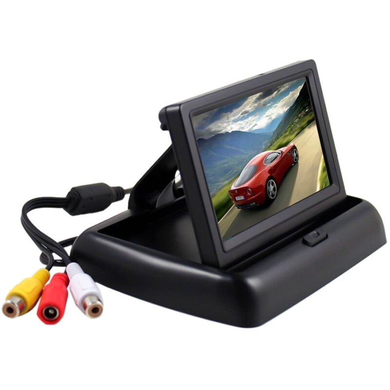foto del prodotto bes monitor retromarcia auto tft lcd da 4.3 regolabile display per parcheggio 043