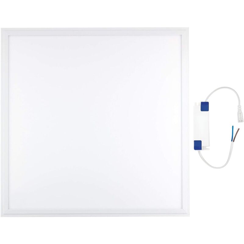 foto del prodotto bes pannello led 60x60cm incasso soffitto quadrato luce fredda cornice bianca 48w