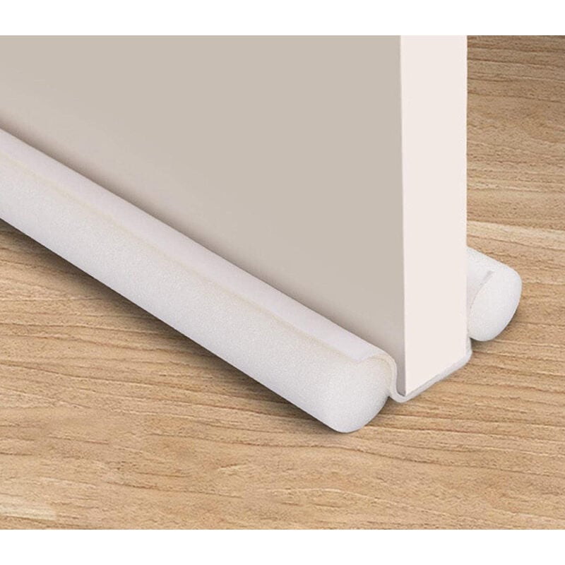 foto del prodotto bes paraspifferi porta ingresso sottoporta 93cm bianco striscia guarnizione schiuma