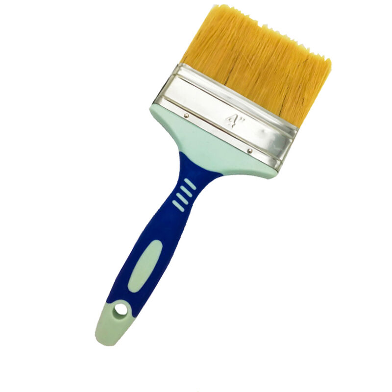 foto del prodotto bes pennello per pittura 4 manico in gomma setole sintetiche verniciare smalto 1pz