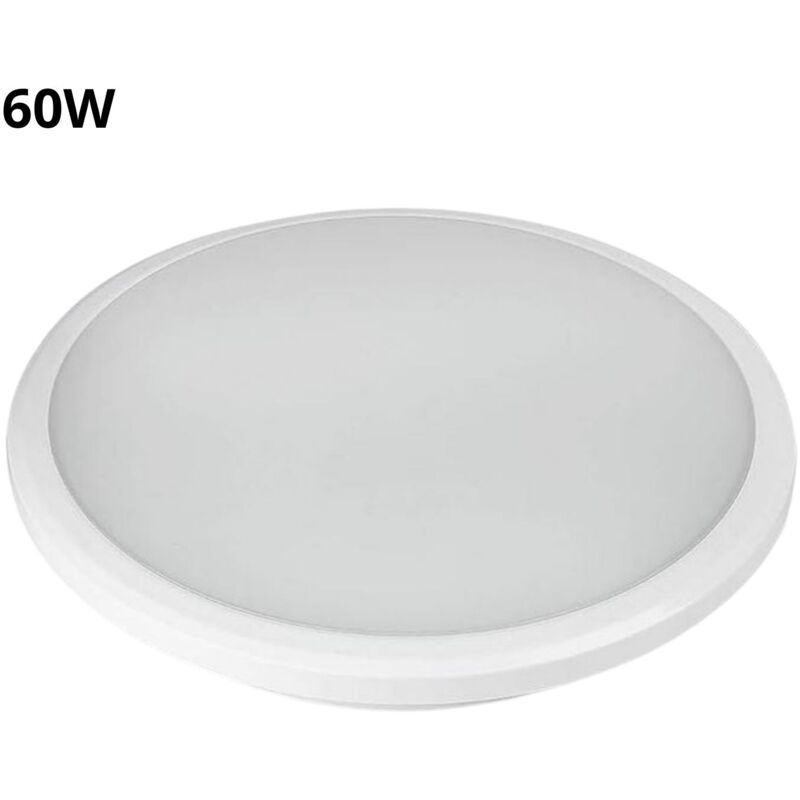 foto del prodotto bes plafoniera led rotonda 3in1 60w soffitto parete ip65 moderno liscia