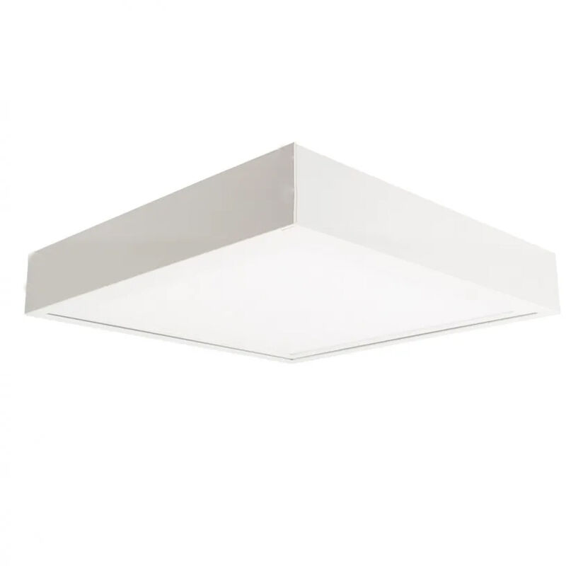 foto del prodotto bes plafoniera led soffitto quadrata 22w applique luce calda 2000lm lampada moderna