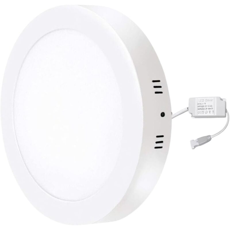 foto del prodotto bes plafoniera led soffitto rotonda 18w luce fredda 20 cm pannello faretto