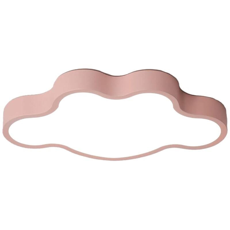 foto del prodotto bes plafoniera nuvola lampada rosa soffitto led 80w lampadario dimmerabile