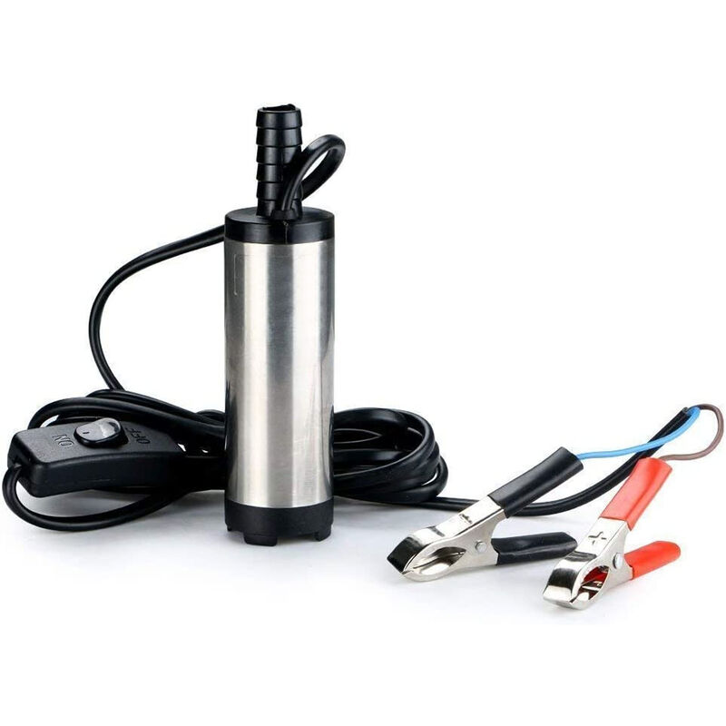foto del prodotto bes pompa sommersa 12v immersione travaso olio acqua gasolio carburante 60w pumps