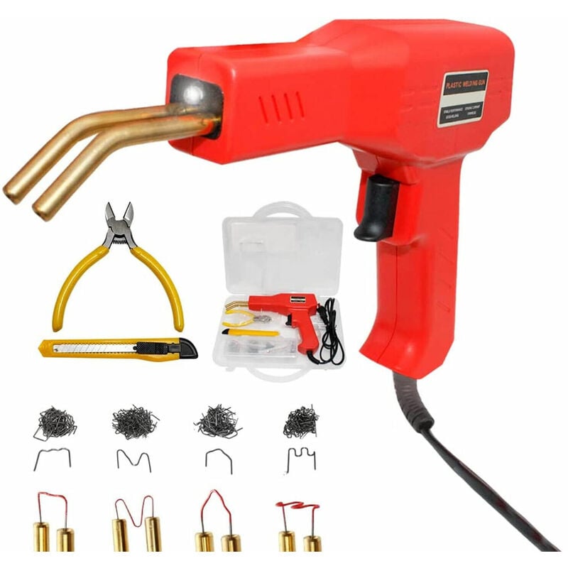foto del prodotto bes saldatrice plastica calda 50w kit riparazione paraurti auto con graffette