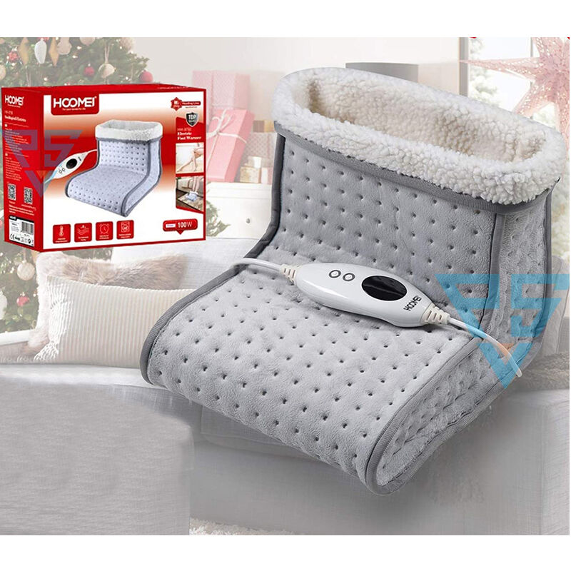 foto del prodotto bes scalda piedi elettrico hoomei scaldapiedi termico ciabattona 100w casa ufficio
