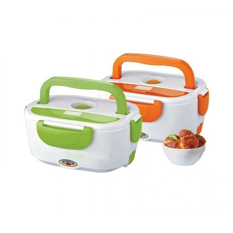 foto del prodotto bes scaldavivande elettrico portatile porta pranzo auto thermos spina accendisigari
