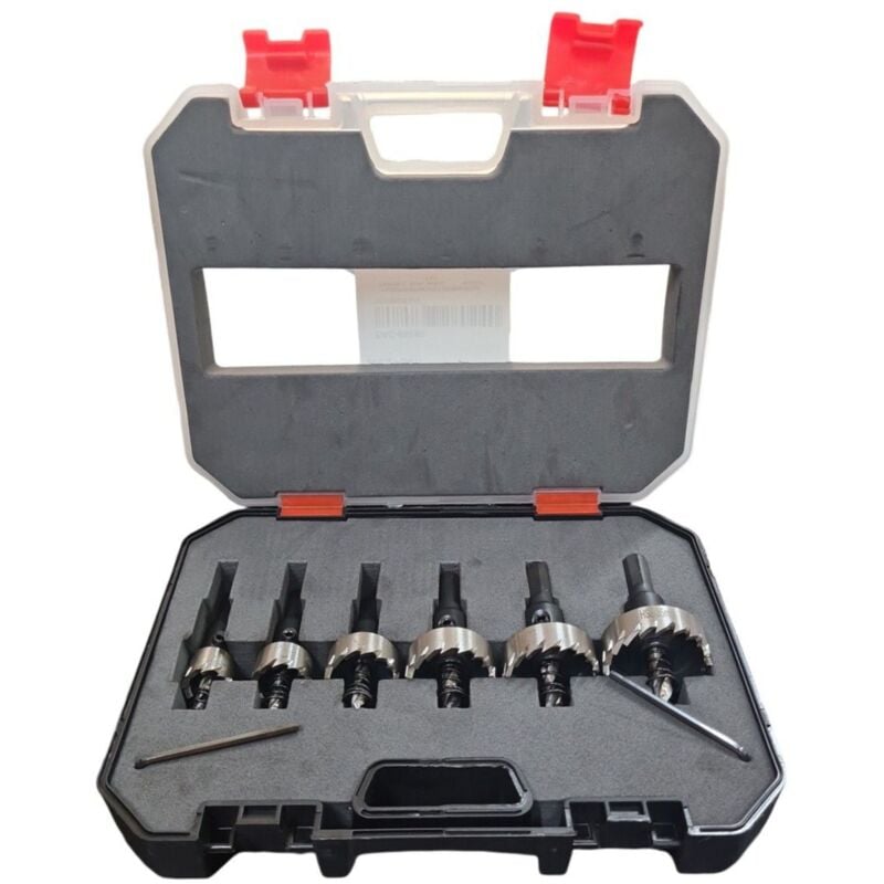 foto del prodotto bes set di 6 frese tazza hss denti in metallo duro da 16 20 25 30 32 35mm per ferro