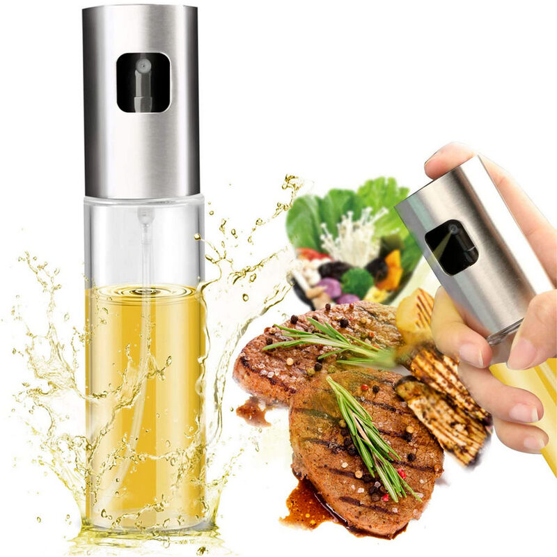 foto del prodotto bes spruzzino olio da tavola 100ml spruzzatore aceto oliera spray portatile cucina