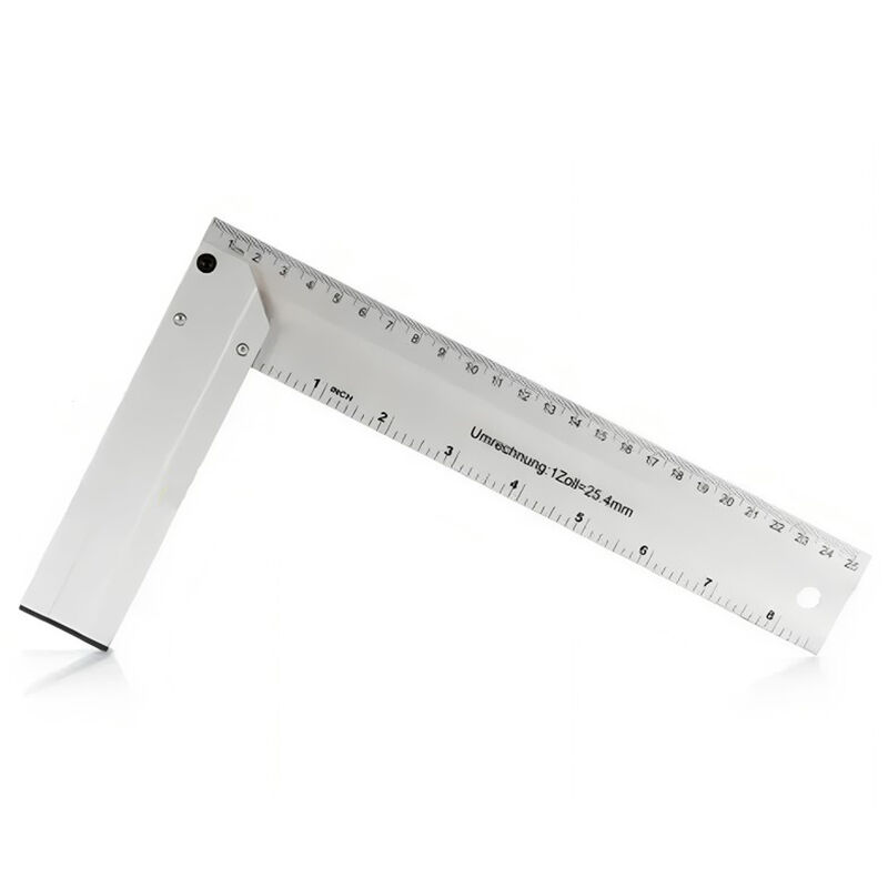 foto del prodotto bes squadra angolare 25cm 8,5 da falegname righello di precisione in alluminio