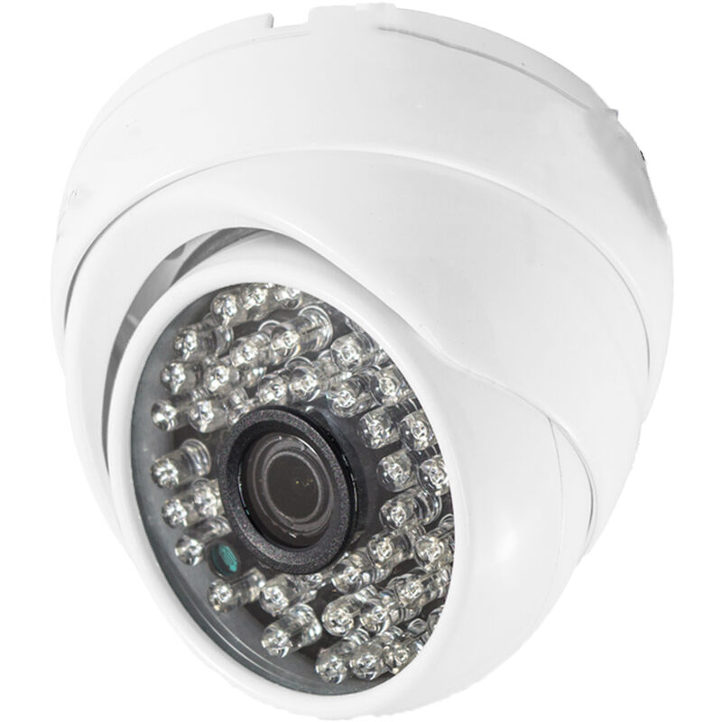 foto del prodotto bes - telecamera dome videosorveglianza 48 led 3mp 3.6 mm interna soffitto ccd 2048