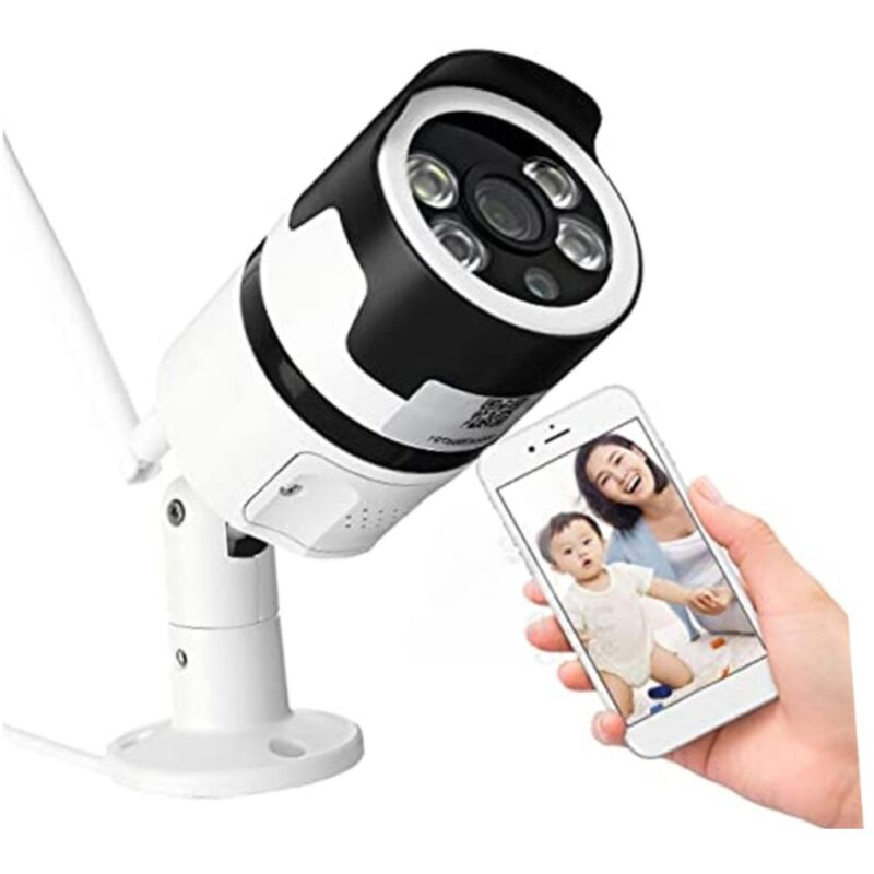 foto del prodotto bes telecamera ip videosorveglianza wi fi camera sorveglianza wireless 5led 3.6mm