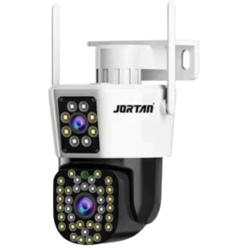 foto del prodotto bes telecamera videosorveglianza wifi doppia lente led 3.6mm 2 antenne jt 2893
