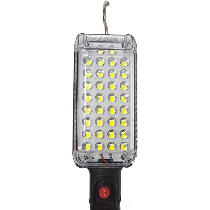 foto del prodotto bes torcia 34 led smd portatile di emergenza lampada lavoro appendibile con magnete