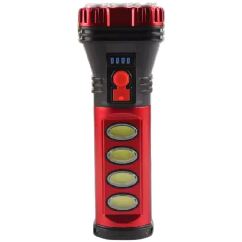 foto del prodotto bes torcia solare multifunzionale batteria integrata usb ip44 9led