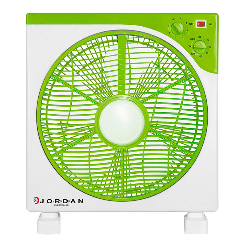 foto del prodotto bes ventilatore da tavolo 45w portatile 3 velocita timer 5 pale