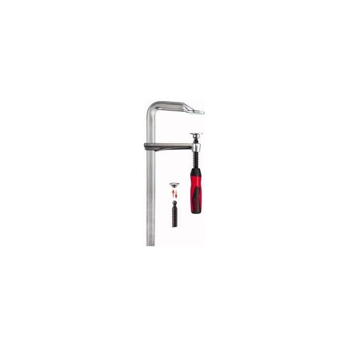 foto del prodotto bessey gz12-2k morsa morsetto a barra 12 cm acciaio inossidabile, rosso