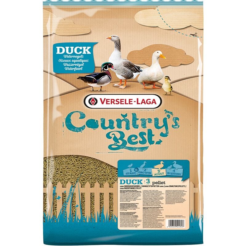 foto del prodotto best duck 3 pellet di country 20 kg