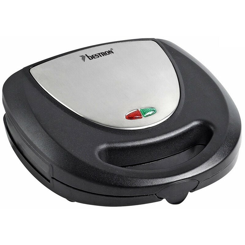 foto del prodotto bestron croque waffle grill 3in1 760w nero asm8010