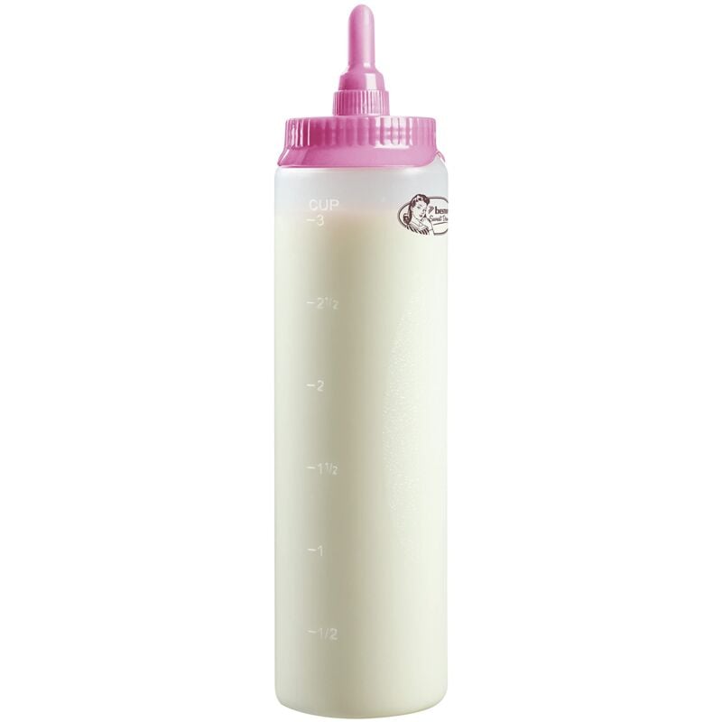 foto del prodotto bestron dispensatoreper impasto, dosatore per impasto da 700 ml, per crepes, poffertjes, pancake, waffle, muffin o ciambelle, colore rosa