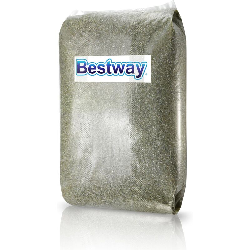 foto del prodotto bestway 58196 sabbia di vetro filtrante per pompa filtro piscina 0,5 1 mm 25 kg