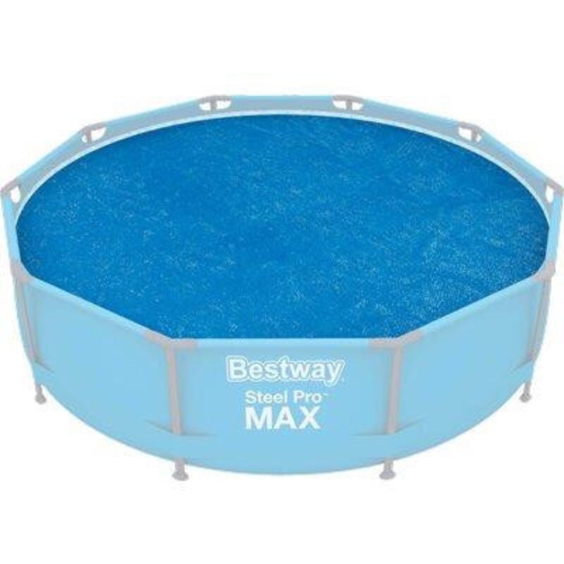 foto del prodotto bestway 58241 telo copripiscina termico rotondo per piscina 305 cm copertura solare