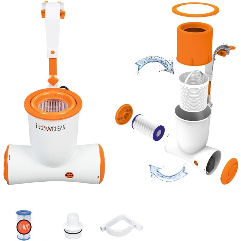 foto del prodotto bestway 58462 pompa filtro a cartuccia skimatic da 2.574 lt ora