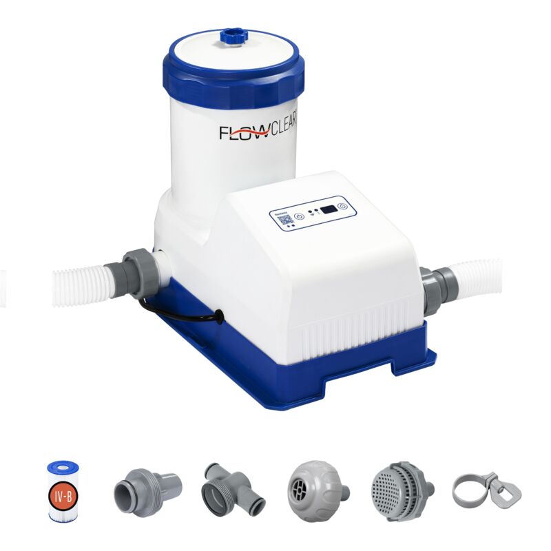 foto del prodotto bestway 58680 pompa di filtraggio a cartuccia con wifi da 7.570 l h
