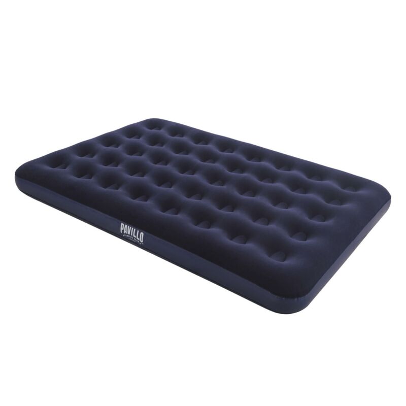 foto del prodotto bestway 67002 materassino materasso lettino matrimoniale gonfiabile floccato 191x137x22 cm con kit di riparazione airbed