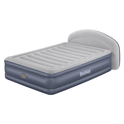 foto del prodotto bestway 671bd materasso ad aria doppio materasso blu, grigio