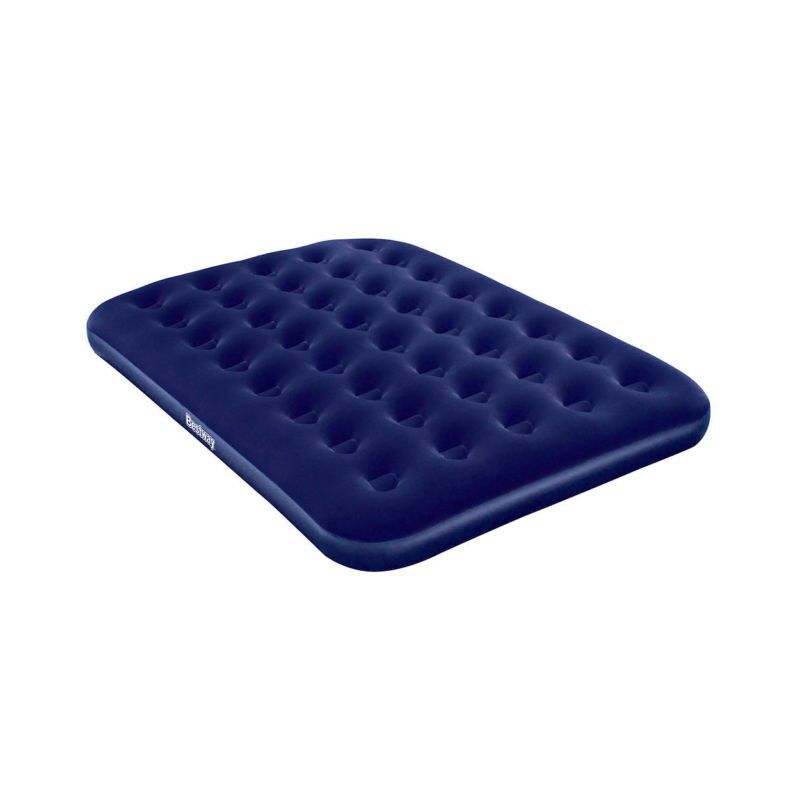 foto del prodotto bestway airbed blu floccato doppio