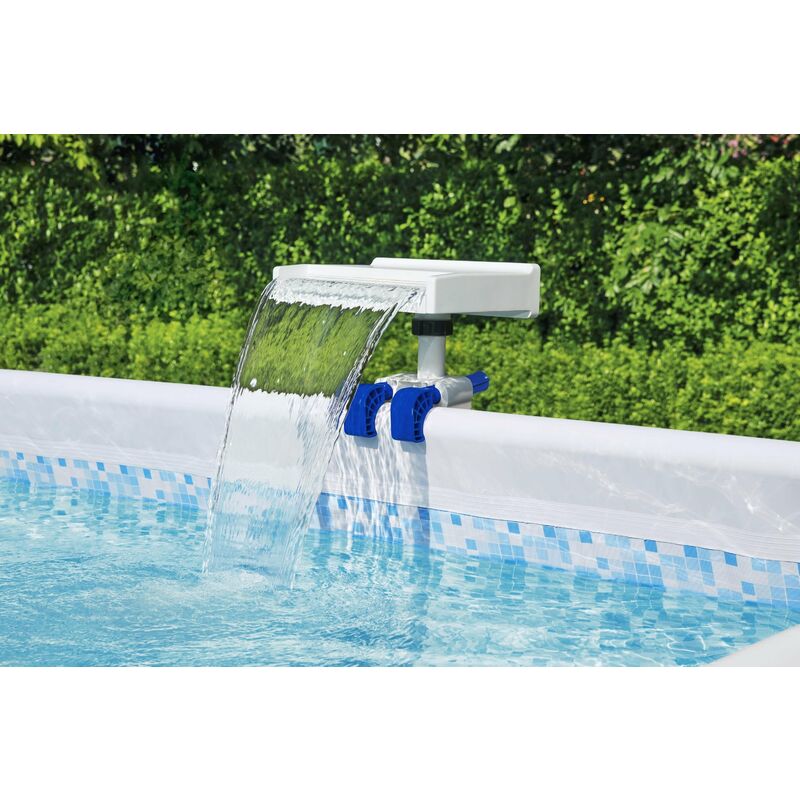 foto del prodotto bestway cascata flowclear per piscina con luci a led rilassante massaggio 58619