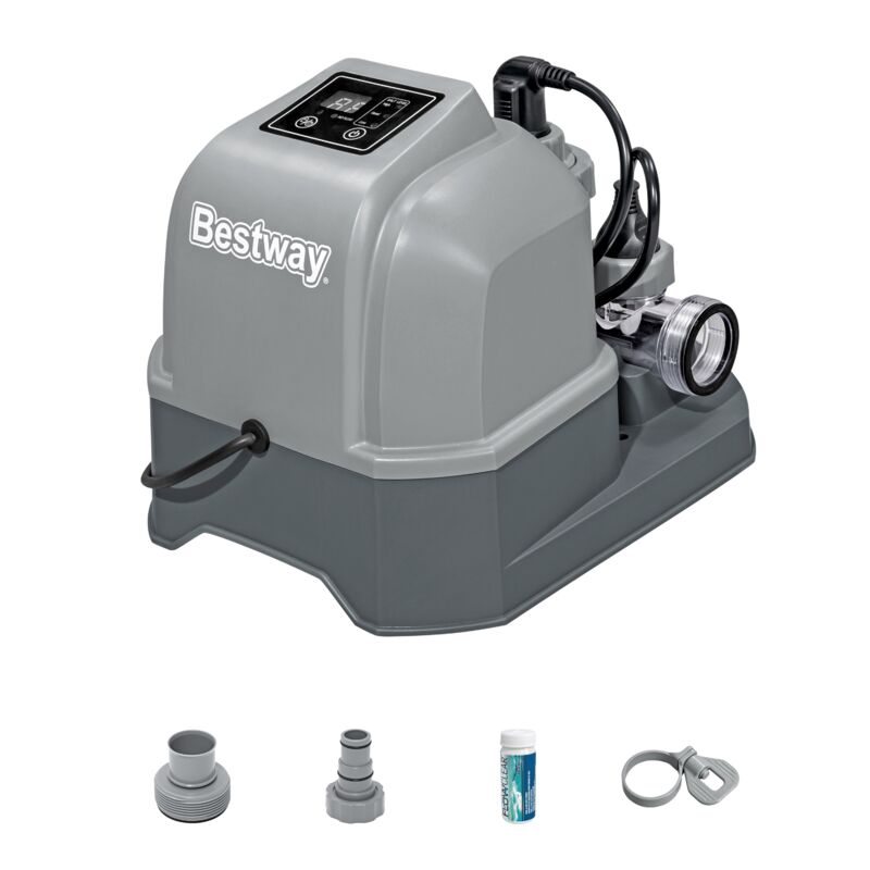 foto del prodotto bestway cloratore al sale flowclear hydrogenic per piscine fino a 26.498 l con timer e modalit di autopulizia