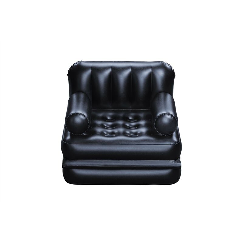foto del prodotto bestway divano 4 posizioni in 1 colore nero cm. 191x97x64 con sacca per trasporto